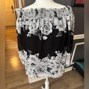White House black market off shoulder top